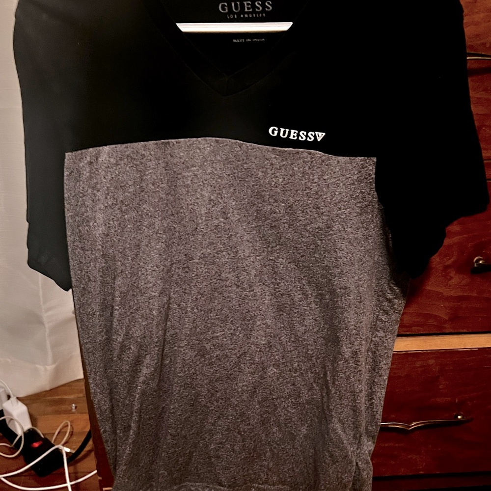 Guess shirt small black and grey